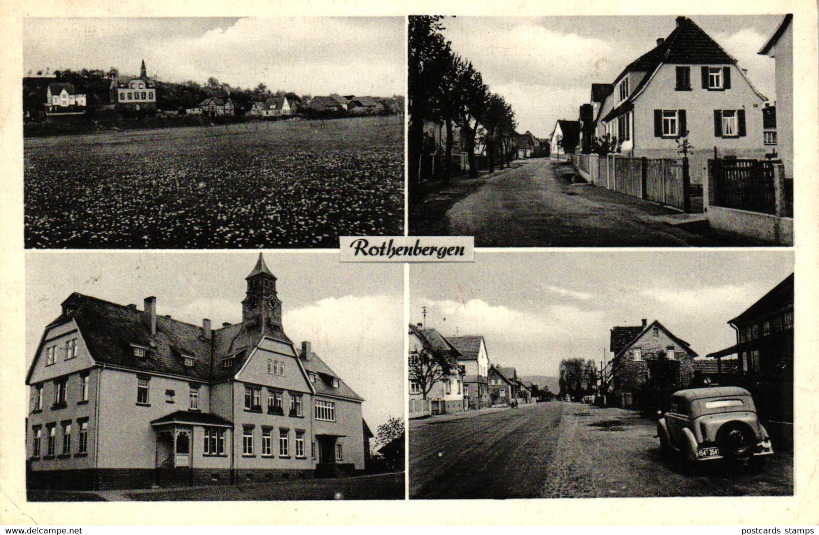 Gründau - Rothenbergen, Mehrbild-AK, 1957 - Main - Kinzig Kreis