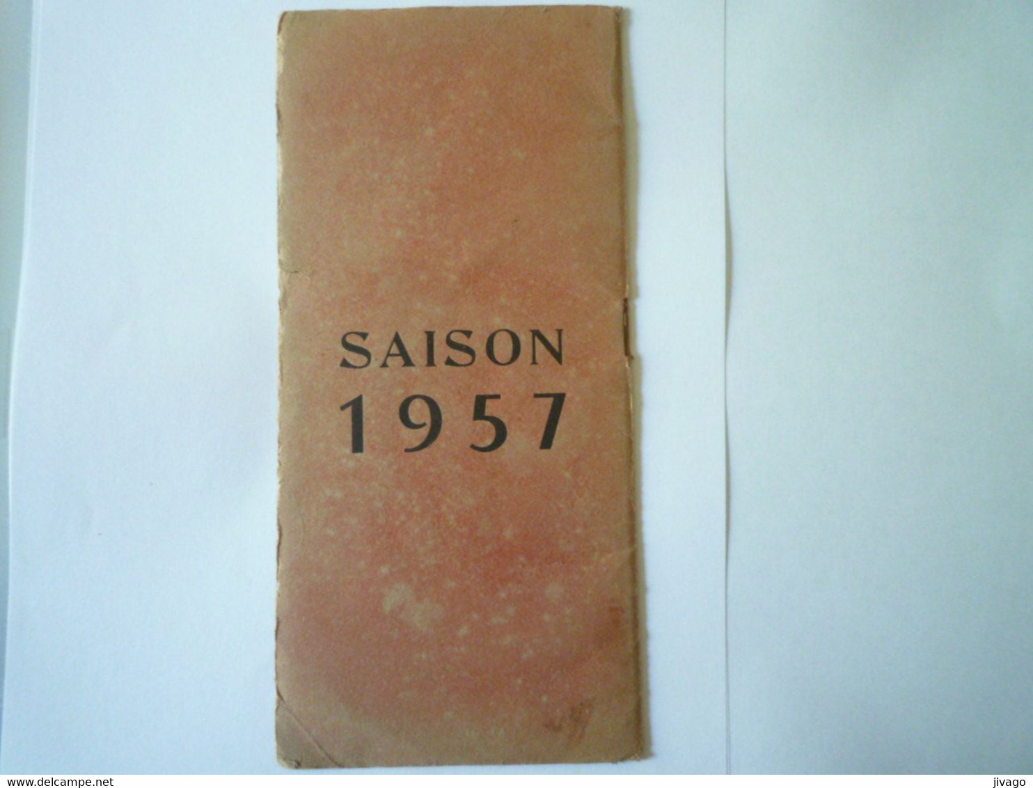 2021 - 2622  PROGRAMME Du Centre Dramatique National  " Le GRENIER De TOULOUSE "  SAISON  1957  XXX - Programmes