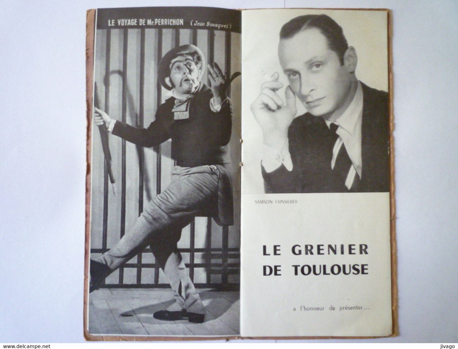 2021 - 2622  PROGRAMME du Centre Dramatique National  " Le GRENIER de TOULOUSE "  SAISON  1957  XXX