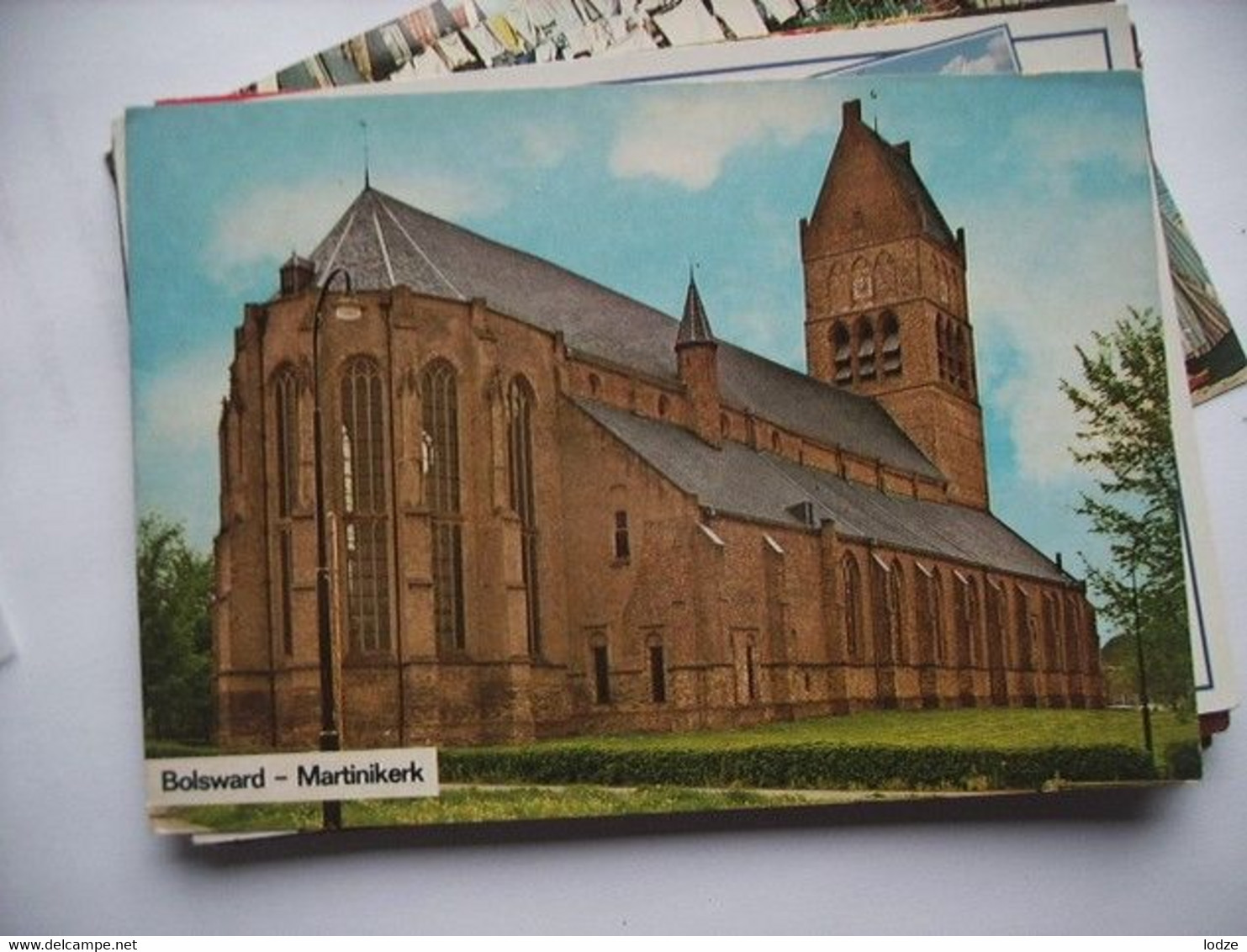 Nederland Holland Pays Bas Bolsward Met Martinikerk In Vol Ornaat - Bolsward