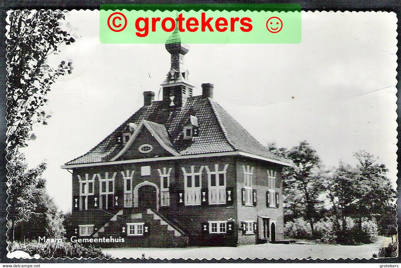 MAARN Gemeentehuis 1966 - Maarn