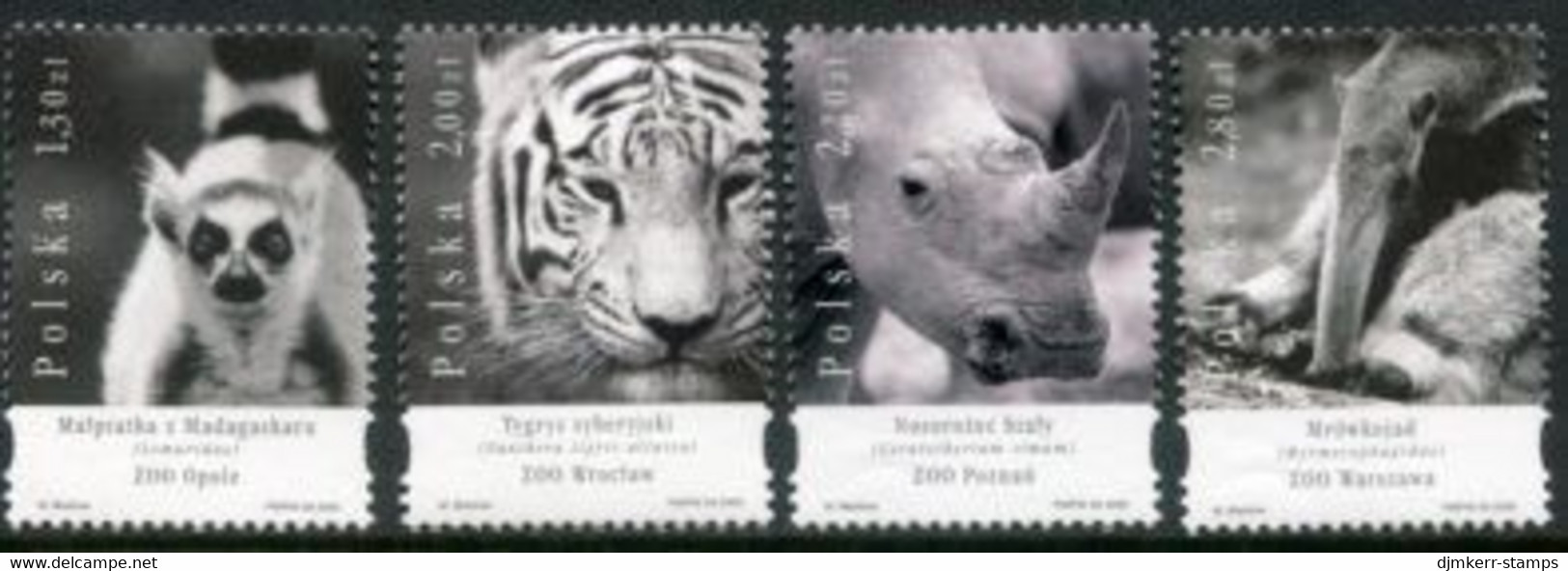 POLAND 2005 Zoological Gardens MNH / **.  Michel 4208-11 - Unused Stamps