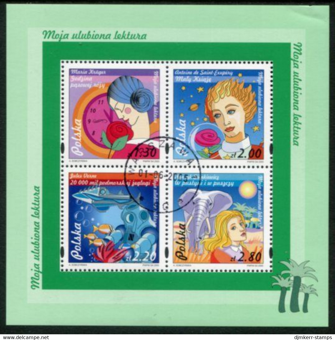 POLAND 2005 Children's Day: Books Used.  Michel Block 163 - Blokken & Velletjes