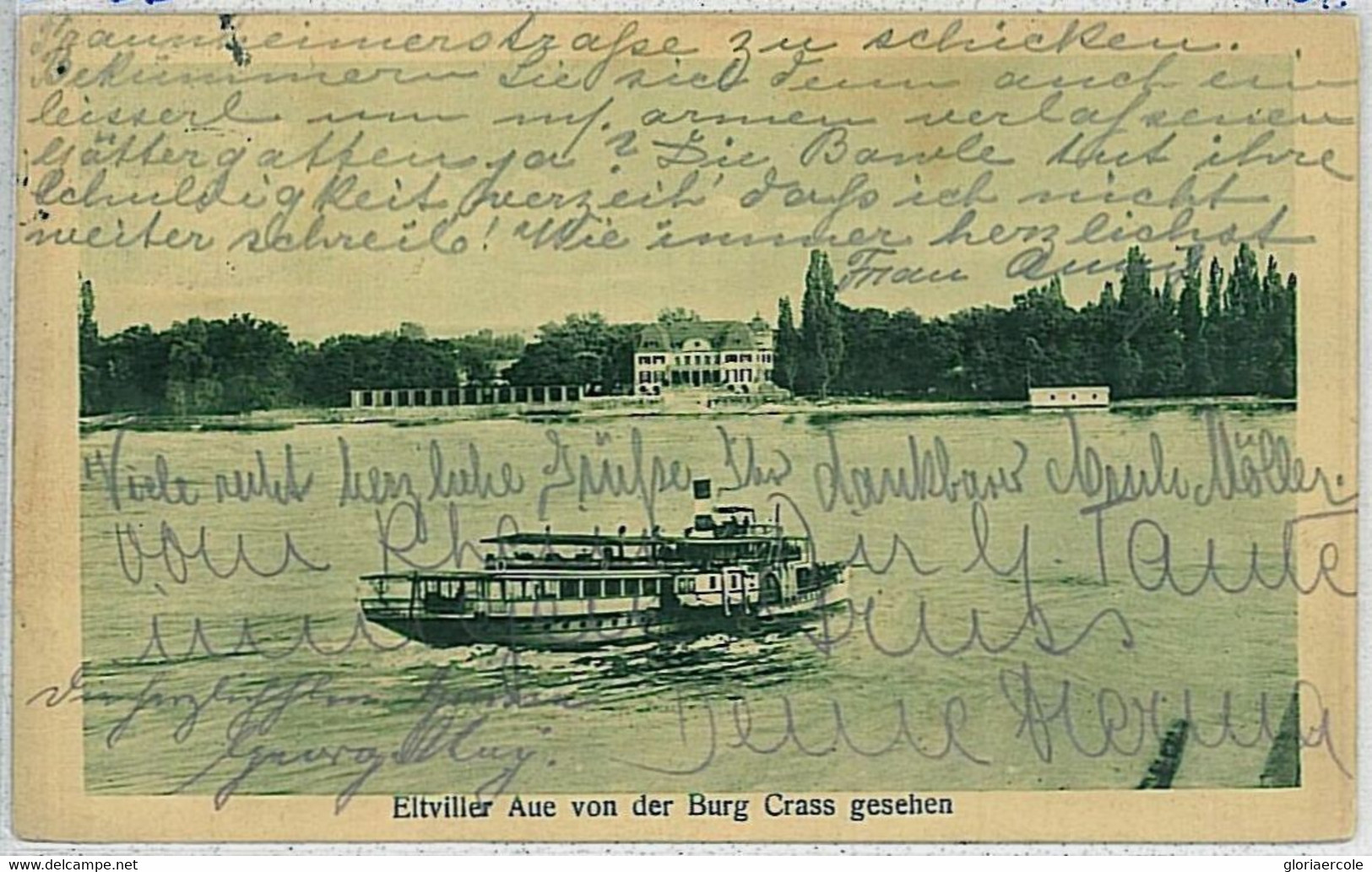 33530 - Ansichtskarten VINTAGE POSTCARD - Deutschland GERMANY - Eltville Am Rhein 1917 - Eltville