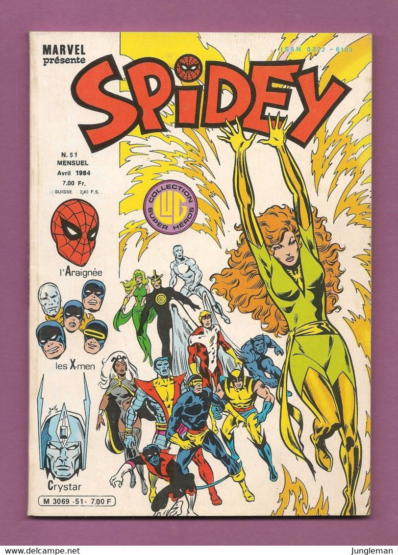 Spidey N° 51 - Editions Lug à Lyon - Avril 1984 - Lug & Semic