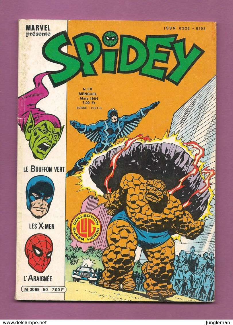 Spidey N° 50 - Editions Lug à Lyon - Mars 1984 - Lug & Semic