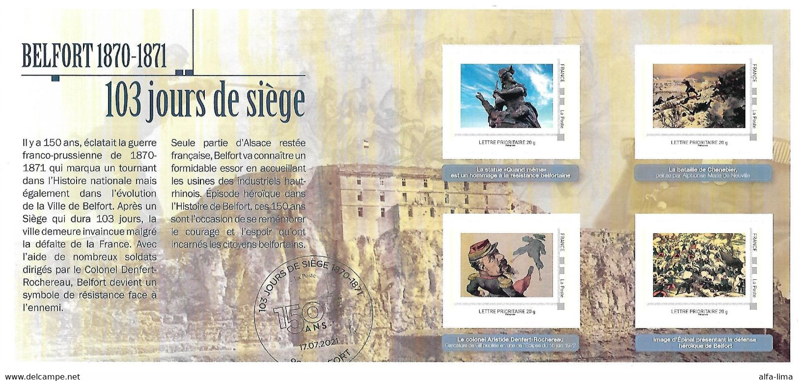 Collector Des 103 Jours De Siège De Belfort - Collectors