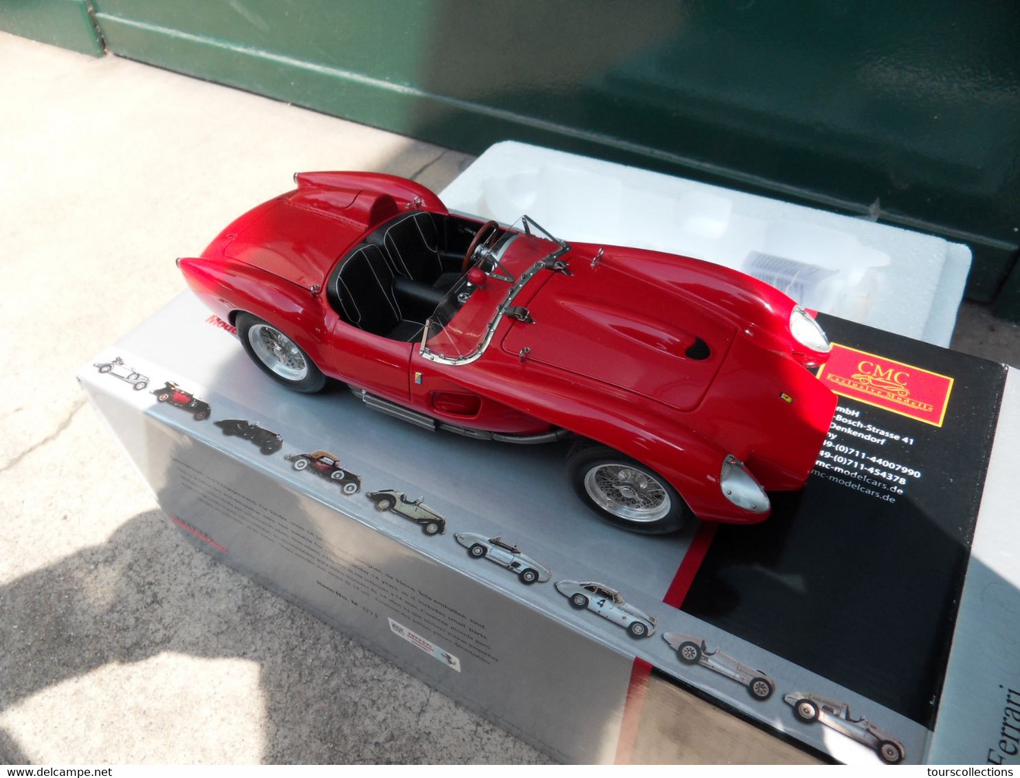 RARE CMC 1:18 FERRARI 250 TESTA ROSSA 1958 PONTOON FENDER - Occasion Presque Neuve Avec Sa Boite - Ref 071 - CMC