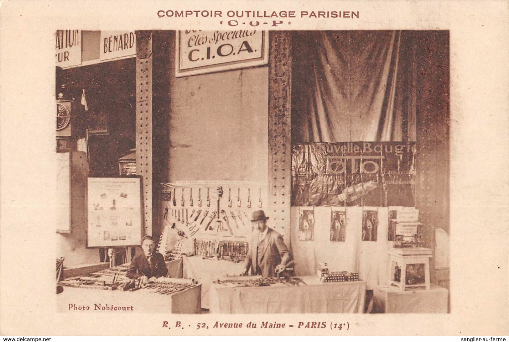 CPA 75 PARIS XIVe AVENUE DU MAINE COMPTOIR OUTILLAGE PARISIEN - Distretto: 14