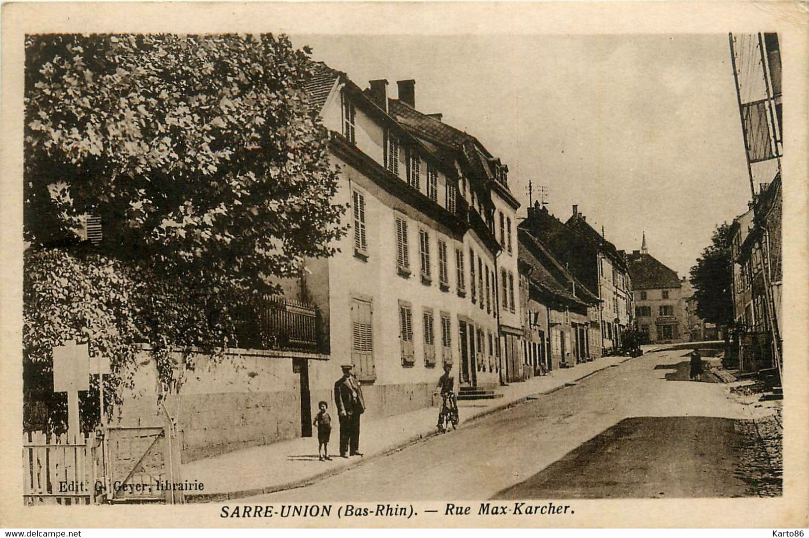 Sarre Union * La Rue Max Karcher - Sarre-Union