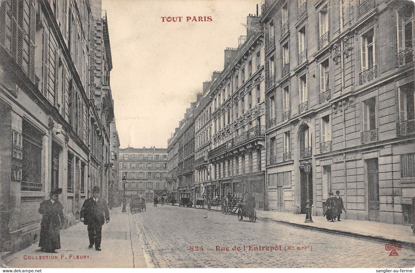 CPA 75 PARIS Xe TOUT PARIS RUE DE L'ENTREPOT - District 10