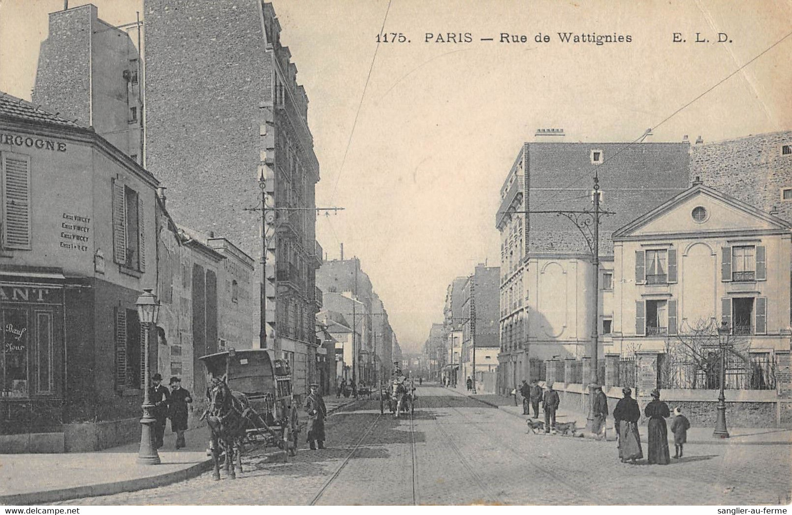 CPA 75 PARIS XIIe RUE DE WATTIGNIES - Paris (12)