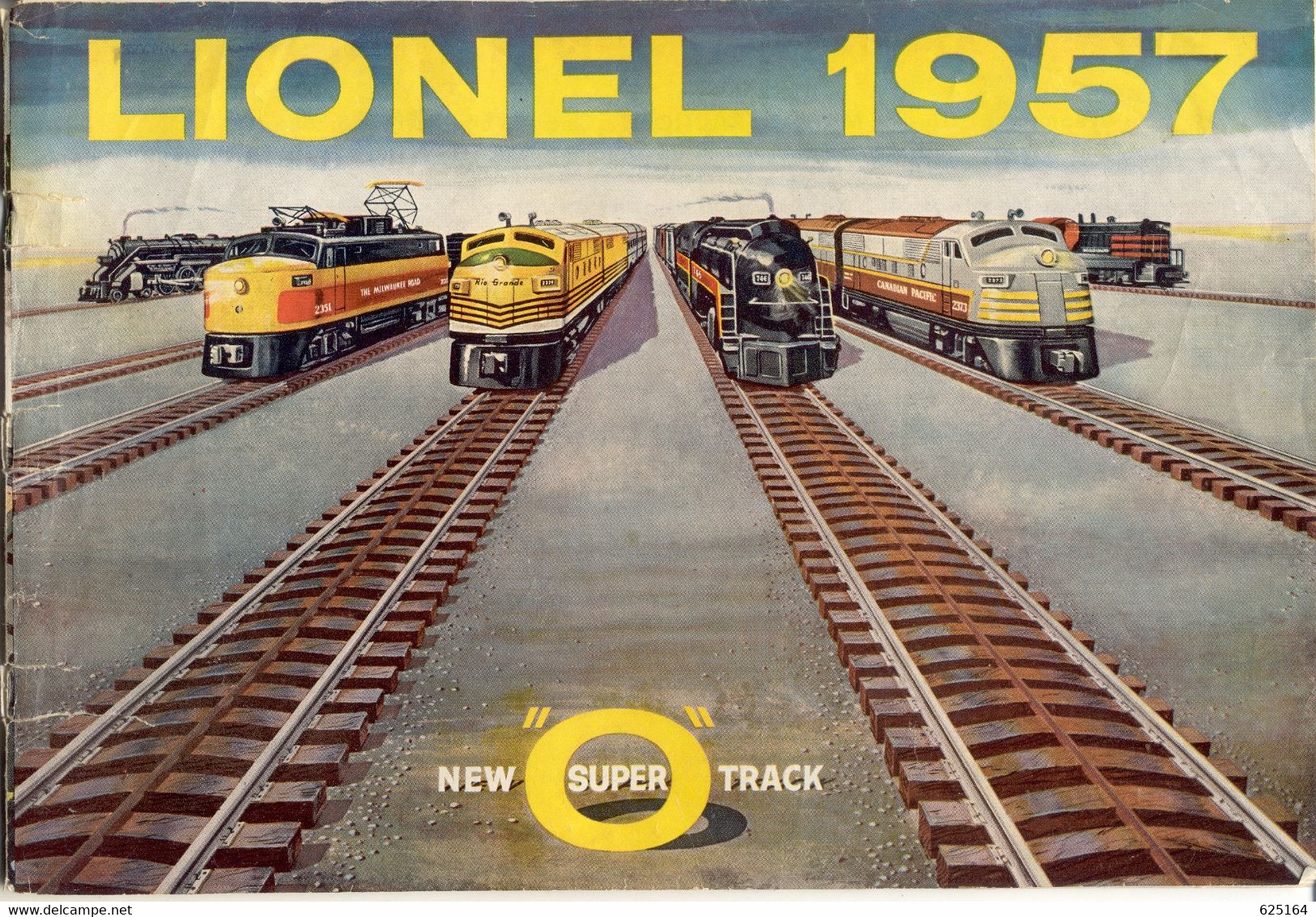 Catalogue LIONEL 1957 New Super Track O Super O Gauge Magne-Traction - Inglese