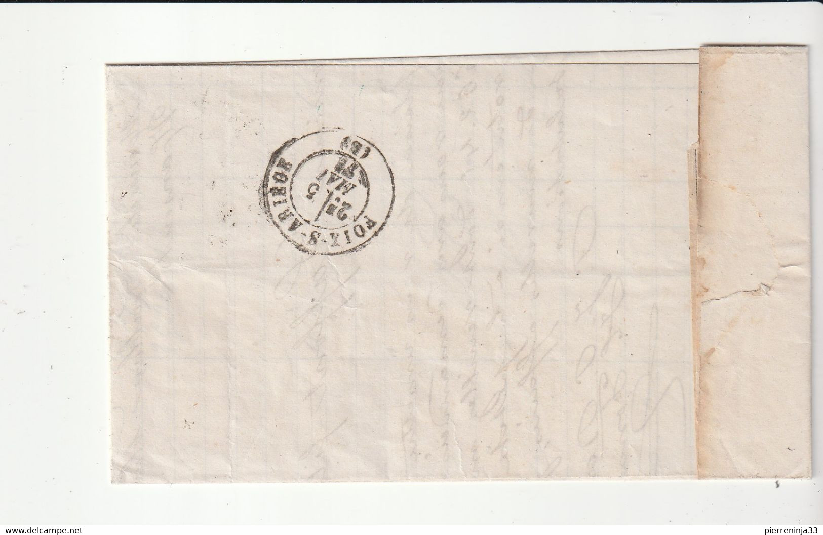 Lettre Avec Classiques De France:2 Cérès Bordeaux N°46B+ Variété Trait Blanc Sur Tête, Facture Toiles, Soieries,Toulouse - 1870 Ausgabe Bordeaux