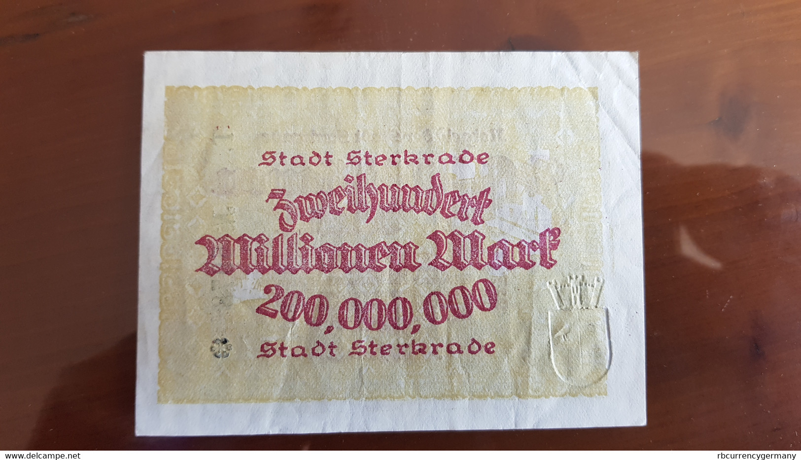 Deutschland / Germany Notgeld 200 Millionen Mark 1923 Sterkrade - [11] Emissions Locales