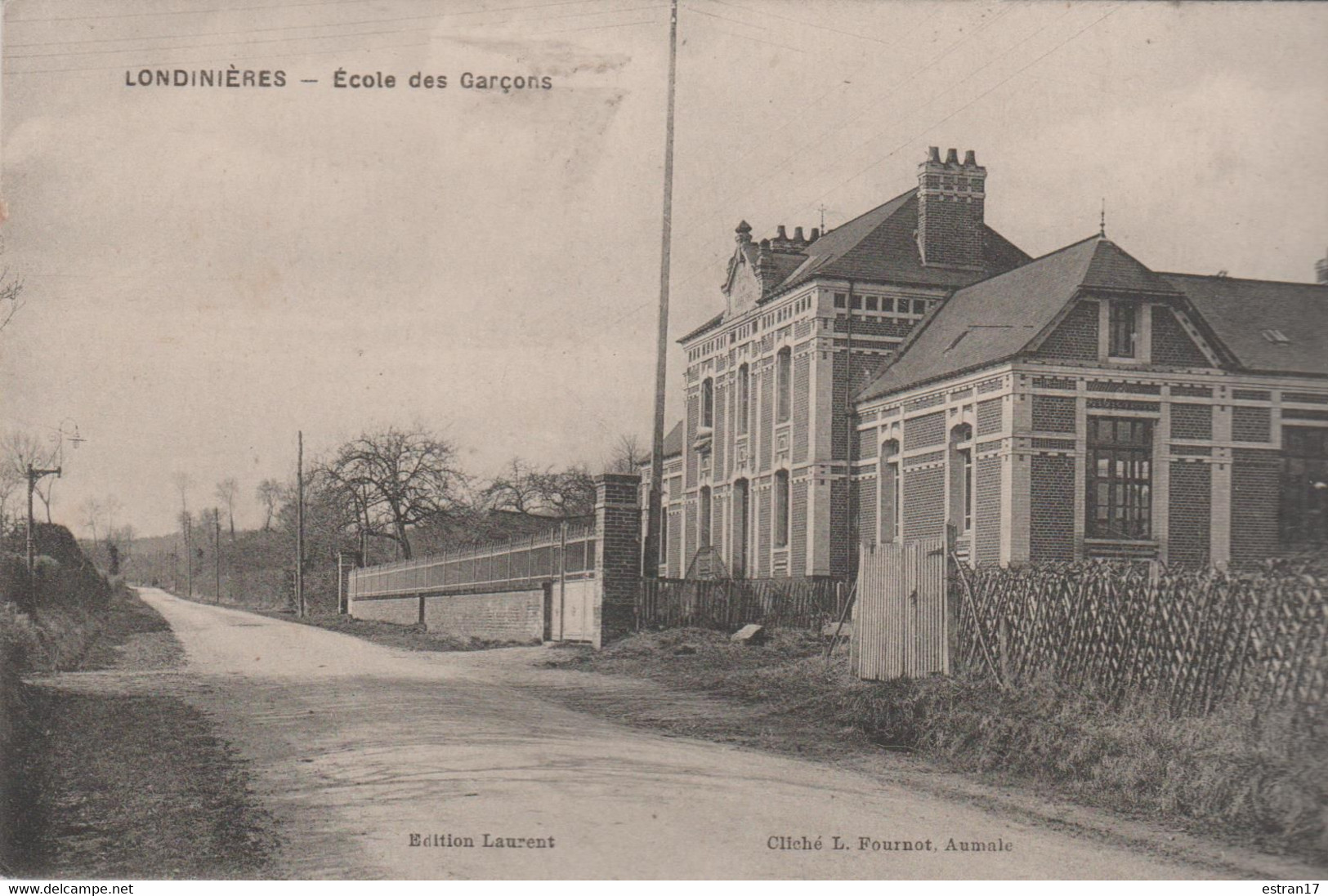 76 LONDINIERES  ECOLE DE GARCONS - Londinières