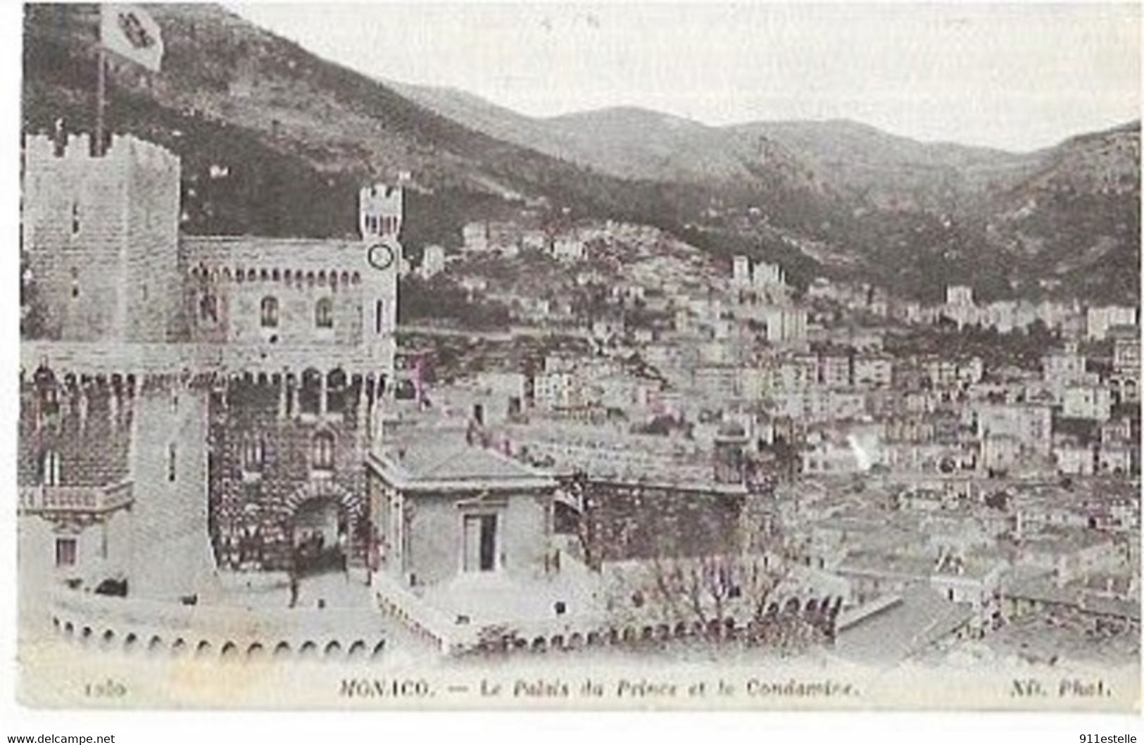 MONACO . LE PALAIS  DU PRINCE ET LA CONDAMINE - Palais Princier