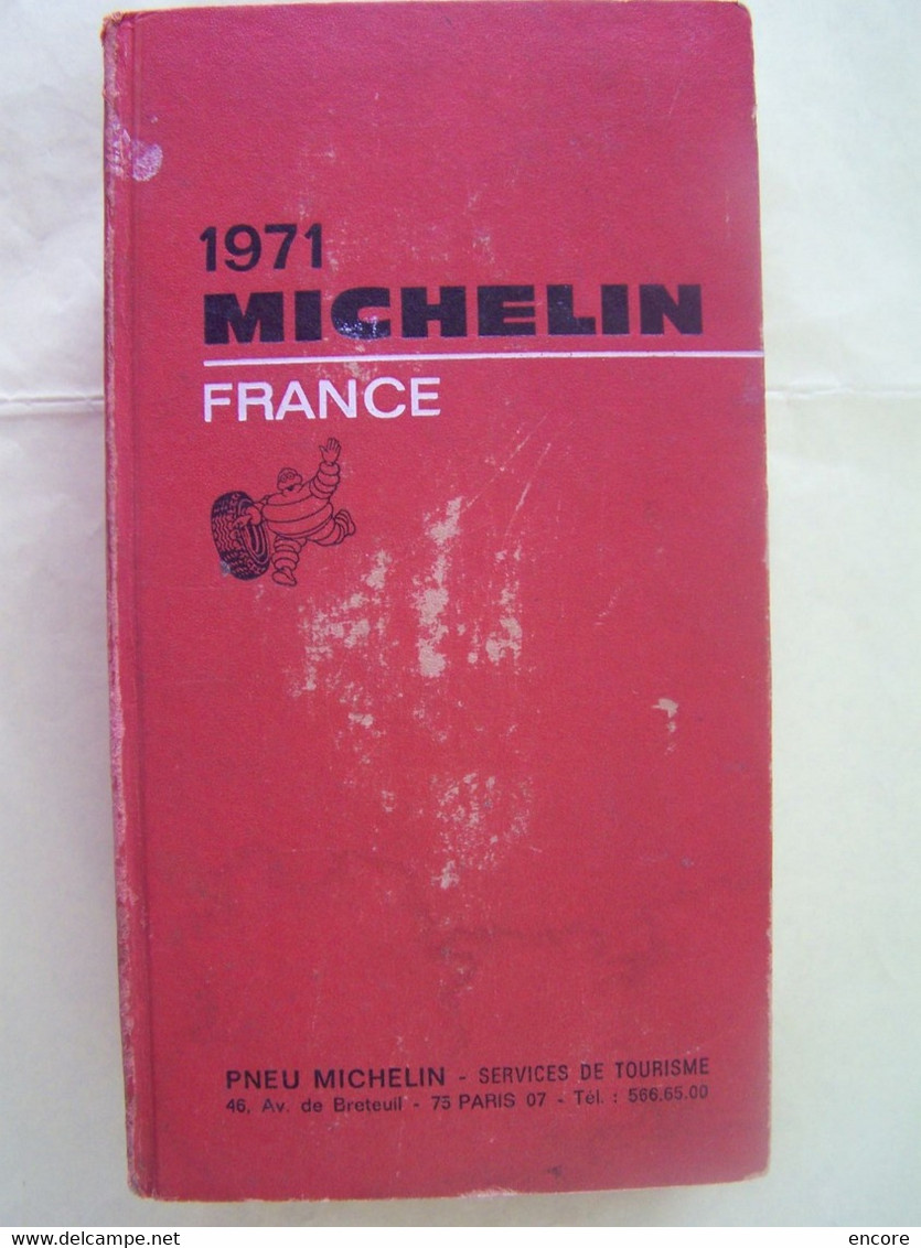 GUIDE MICHELIN FRANCE. 1971.  100_2804TRC"a" - Michelin-Führer