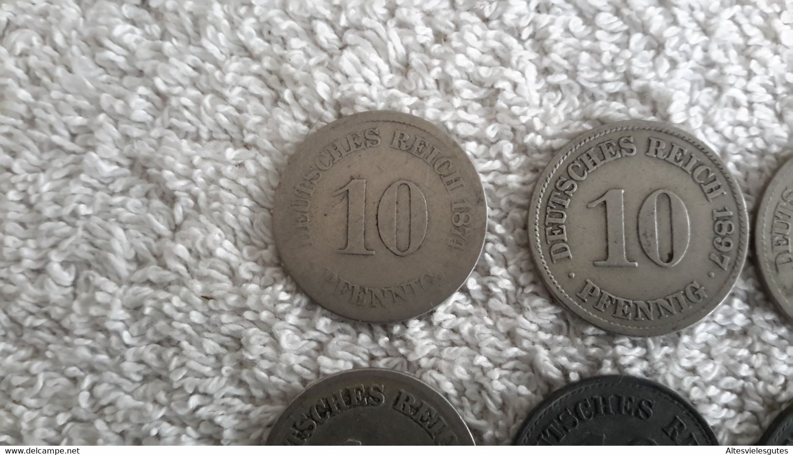 35 X Reichspfennig Deutsches Reich Kaiserreich 10 - 5 - 2 U. 1 Pfennig Stücke - 1914-18