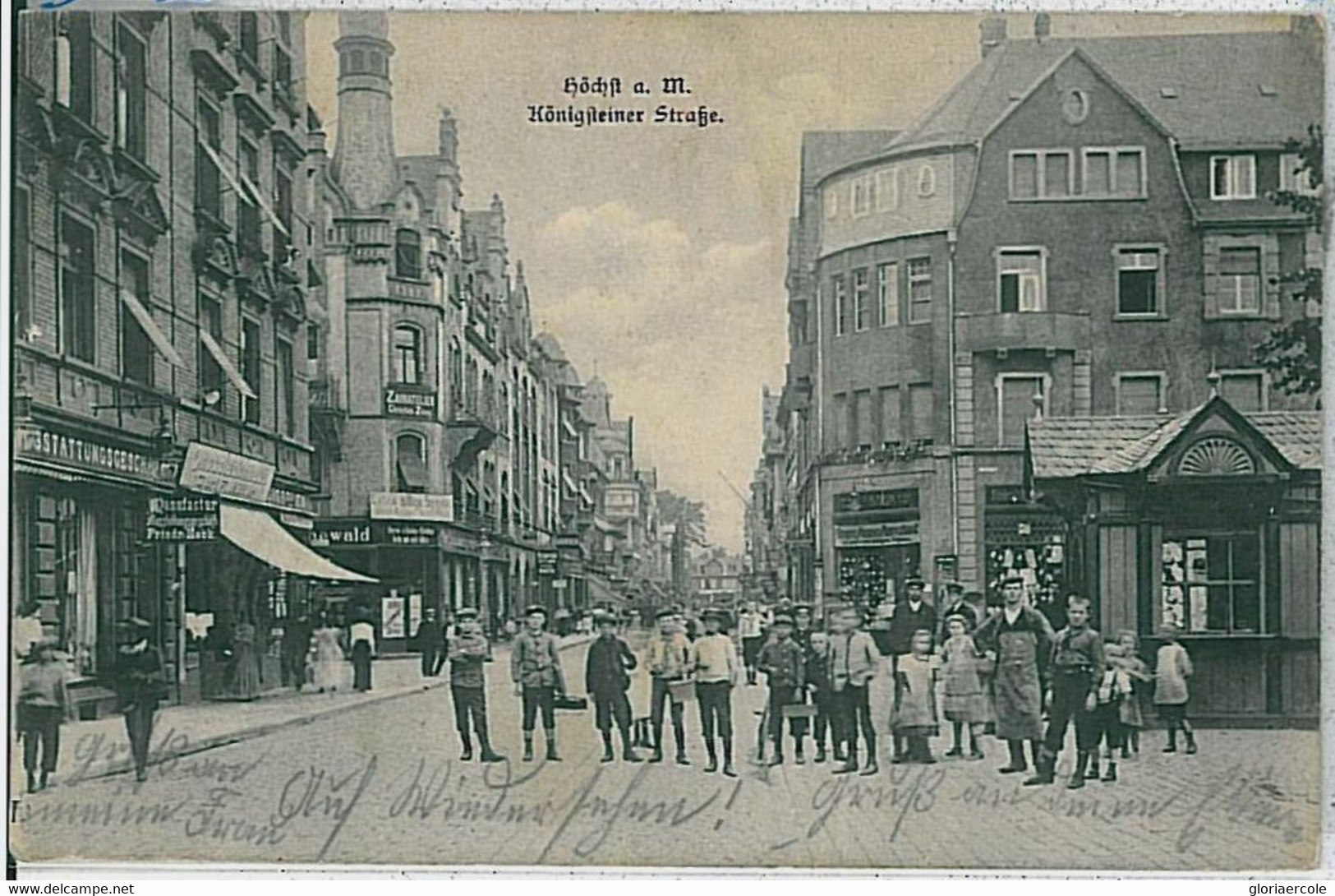 33552 - Ansichtskarten VINTAGE POSTCARD - Deutschland GERMANY -  Höchst - Frankfurt 1915 - Hochheim A. Main