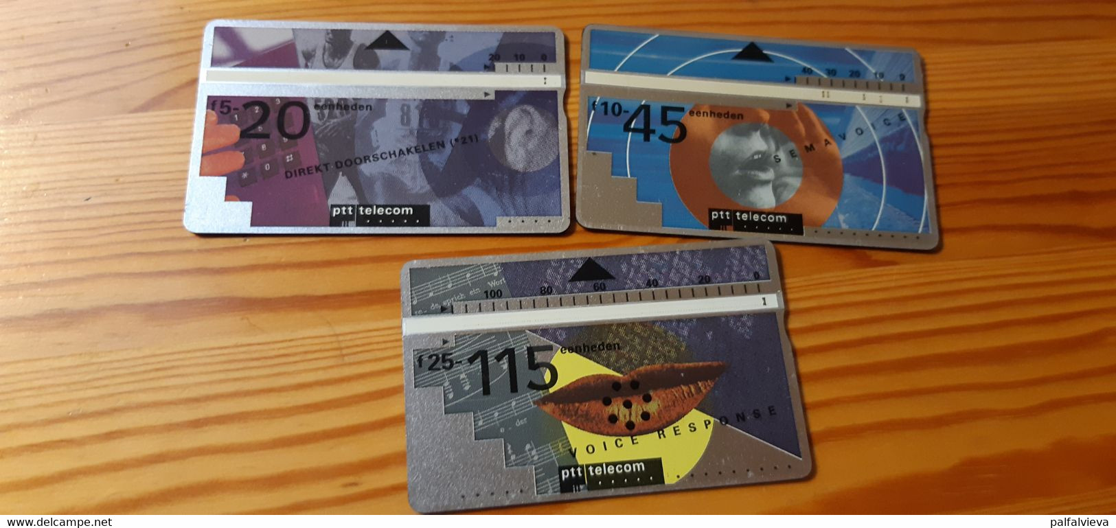 Phonecard Set Netherlands - 107H, 105K, 105F - Públicas