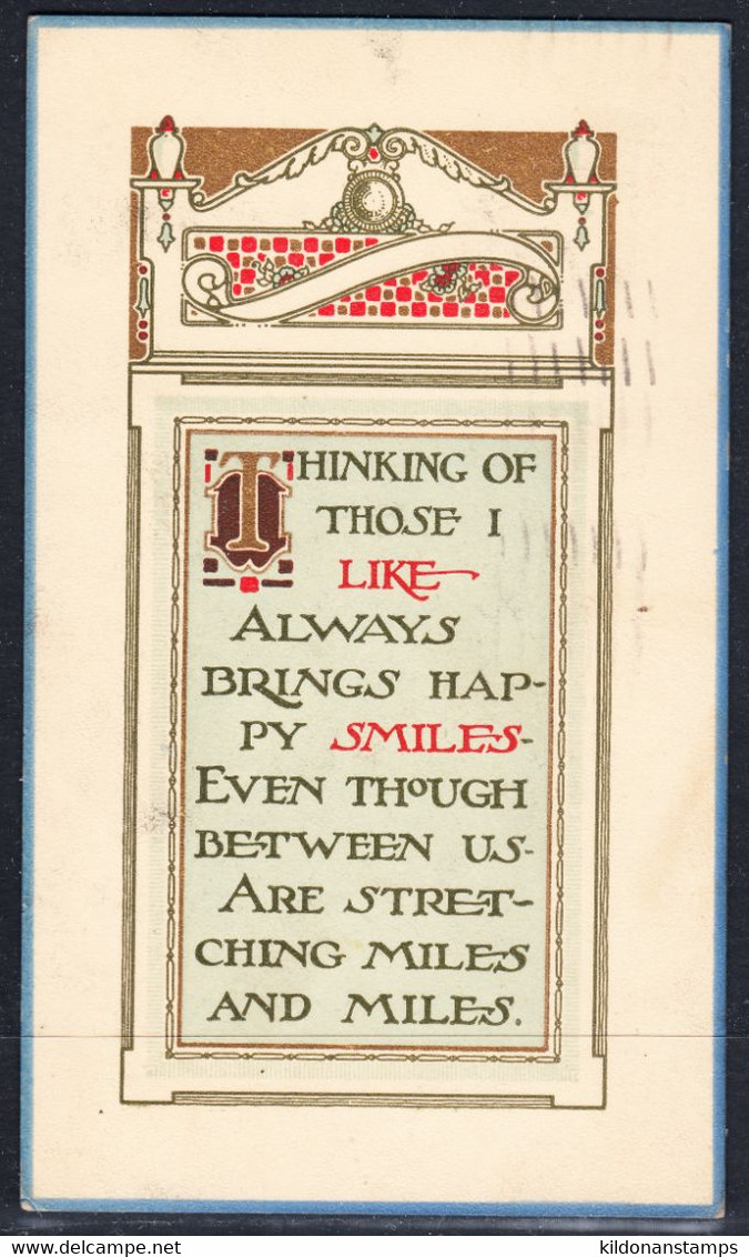 USA Postcard, Postmark Jun 17, 1913 - Brieven En Documenten