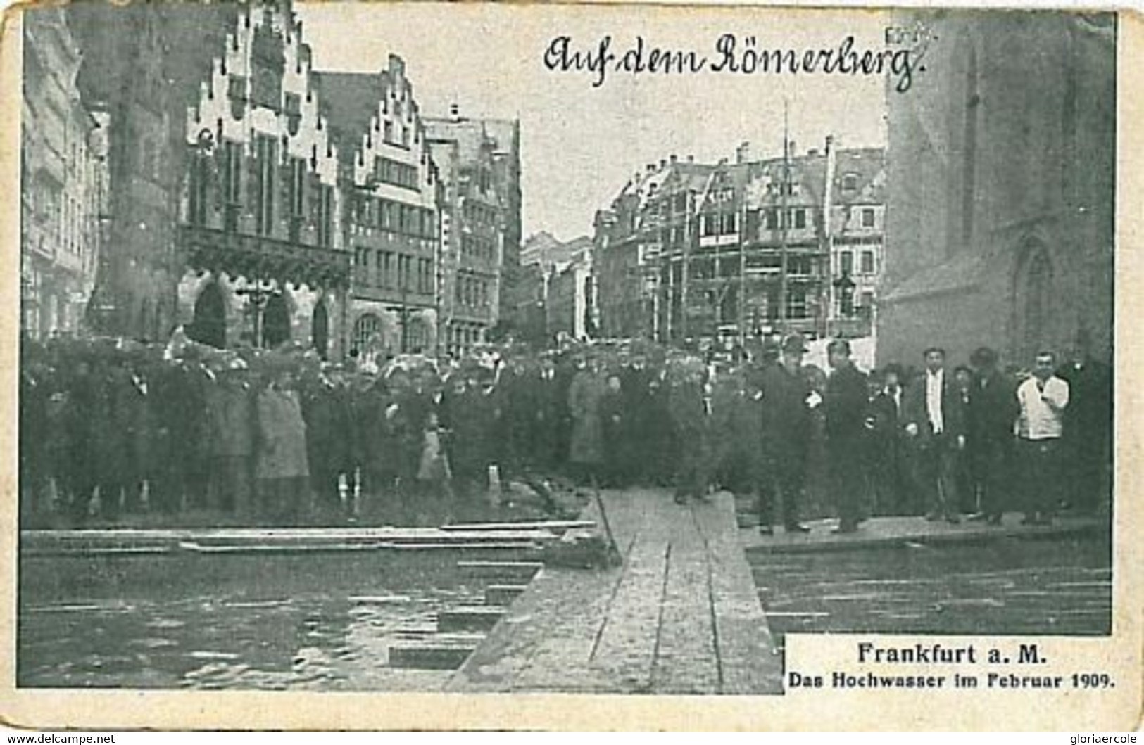 11705 - Ansichtskarten VINTAGE POSTCARD - Deutschland GERMANY - Frankfurt  HOCHWASSER 1909 - Hochheim A. Main