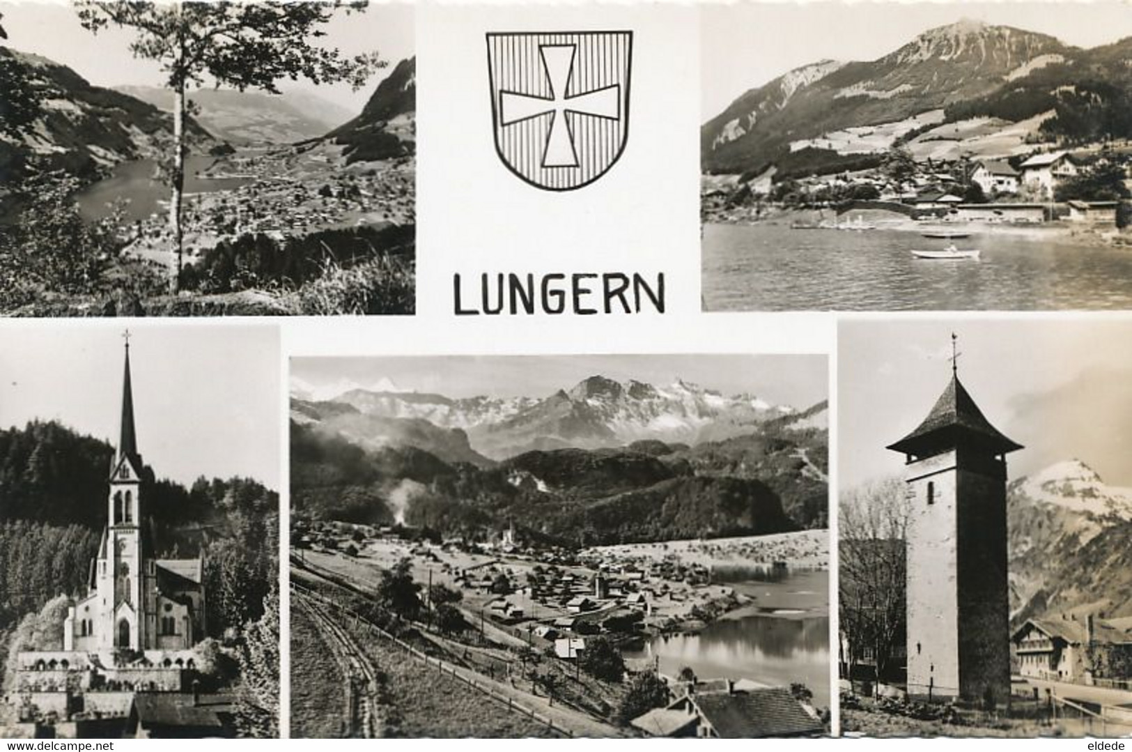 Real Photo Lungern Multi Vues  P. Used 1963 - Lungern