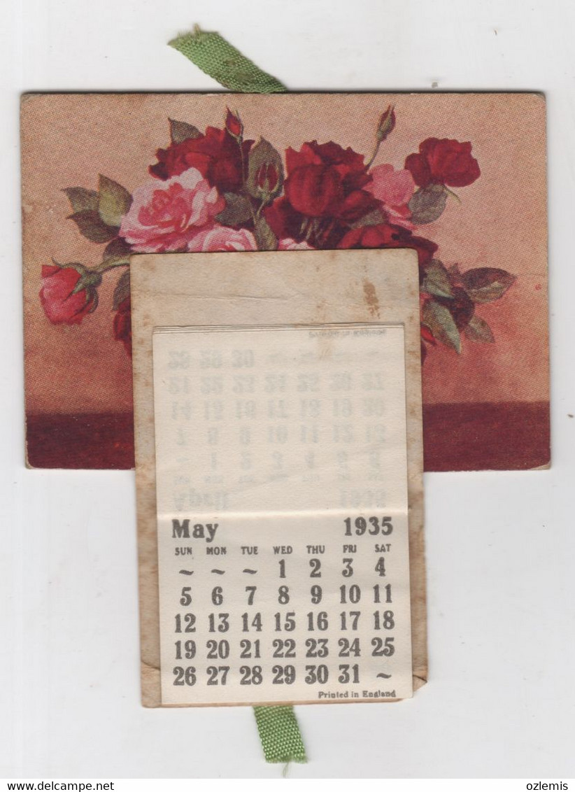 1935 CALENDARS ,PRINTED IN ENGLAND