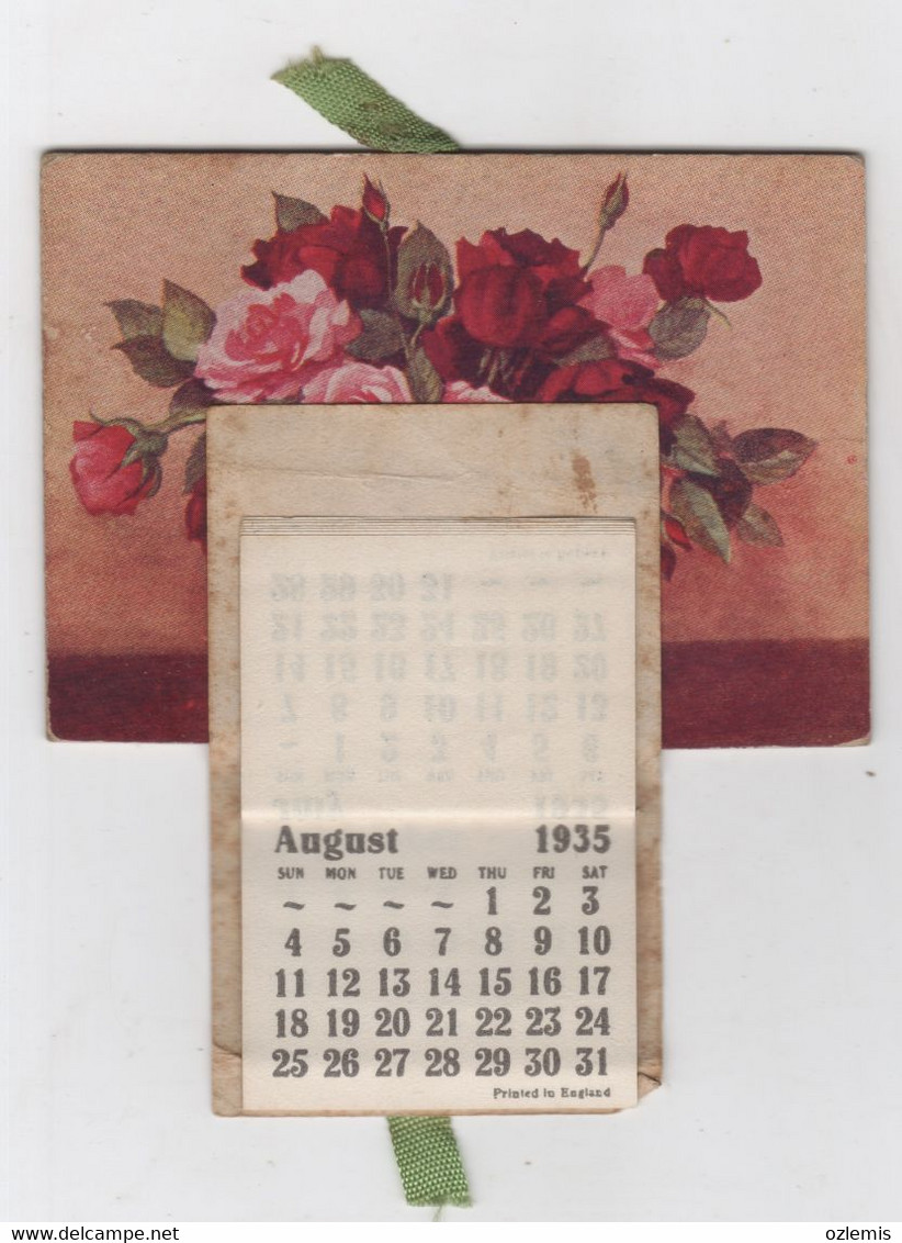 1935 CALENDARS ,PRINTED IN ENGLAND