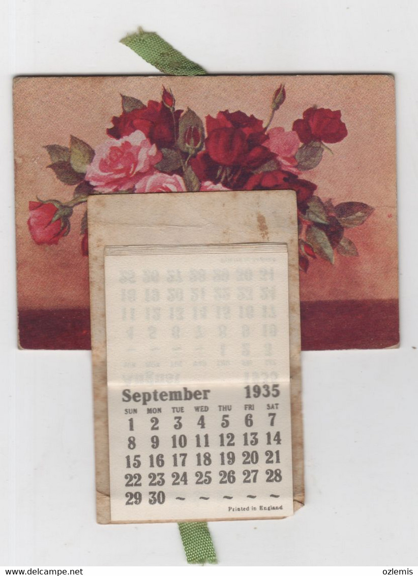 1935 CALENDARS ,PRINTED IN ENGLAND