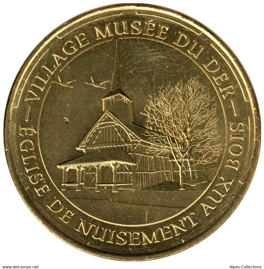 51-1810 - JETON TOURISTIQUE MDP - Village Musée Du Der - Eglise - 2014.1 - 2014