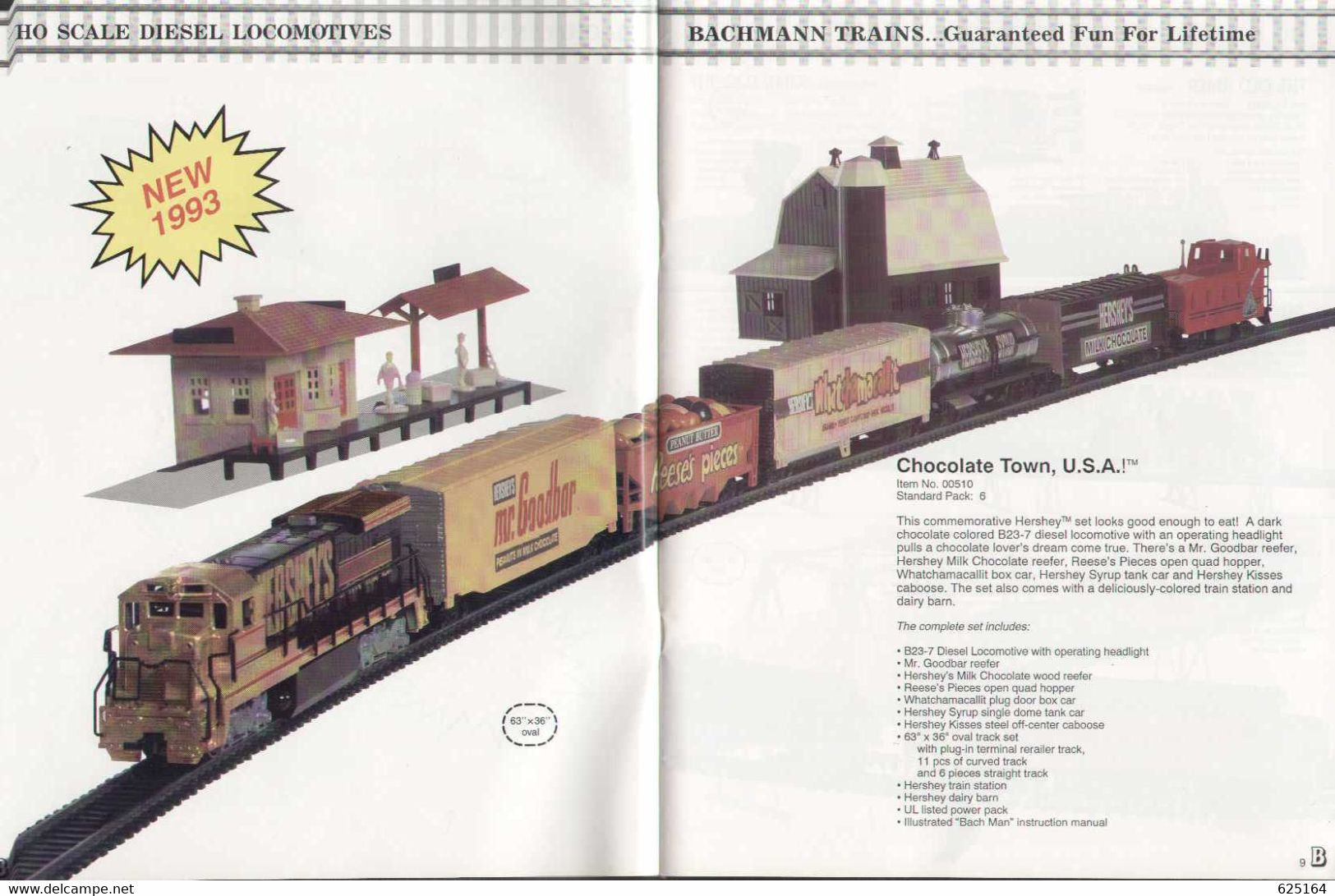Catalogue BACHMANN 1993 USA Gauge HO N O - Englisch