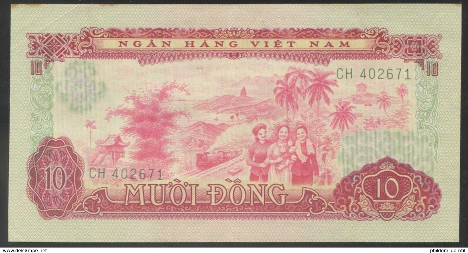 Ref. 3575-4012 - BIN NORTH VIETNAM . 1966. VIETNAM 10 DONG 1966 - Vietnam