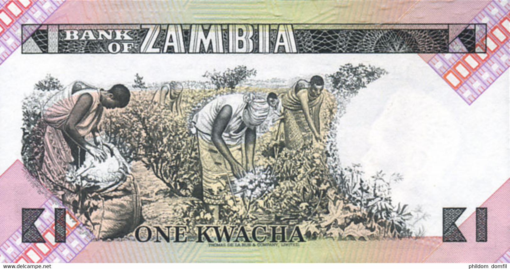 Ref. 626-1025 - BIN ZAMBIA . 1980. 1 KWACHA ZAMBIA 1980-1988	. 1 KWACHA ZAMBIA 1980-1988 - Zambia