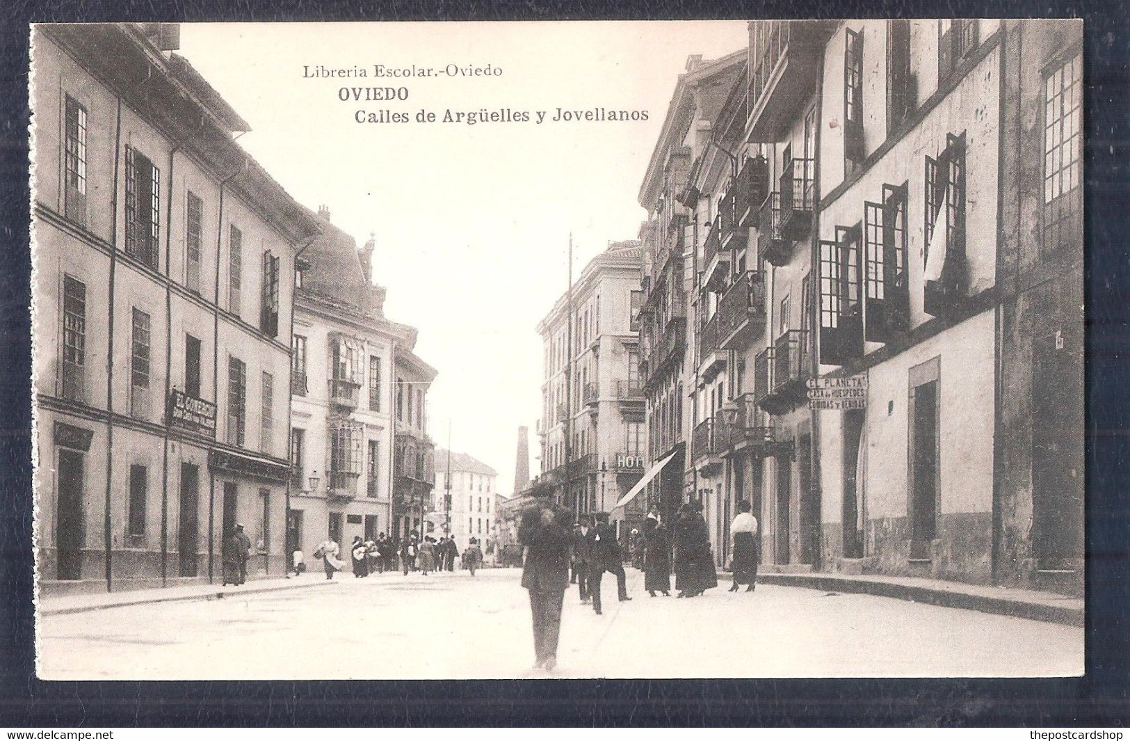 SPAIN OVIEDO Calles De Arguelles Y Jovellanos UNUSED - Asturias (Oviedo)