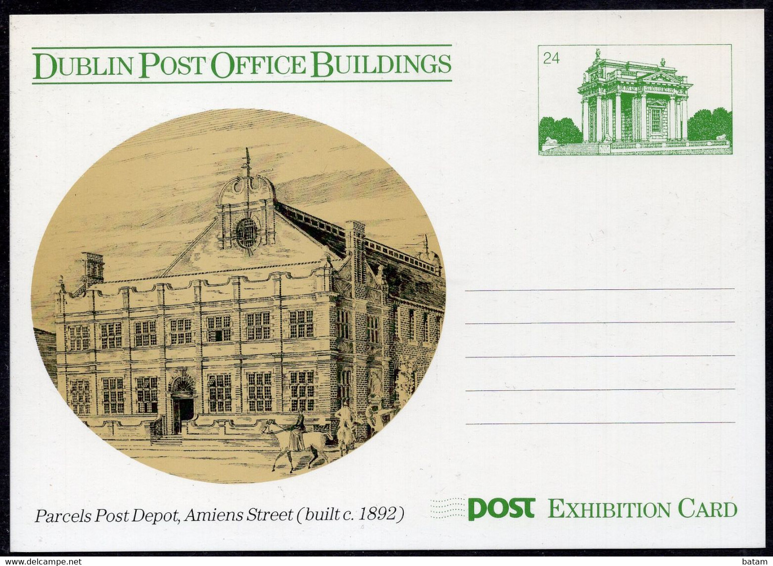 117 - Ireland - Dublin Post Office Buildings - Postal Stationery Card - Unused - Postal Stationery