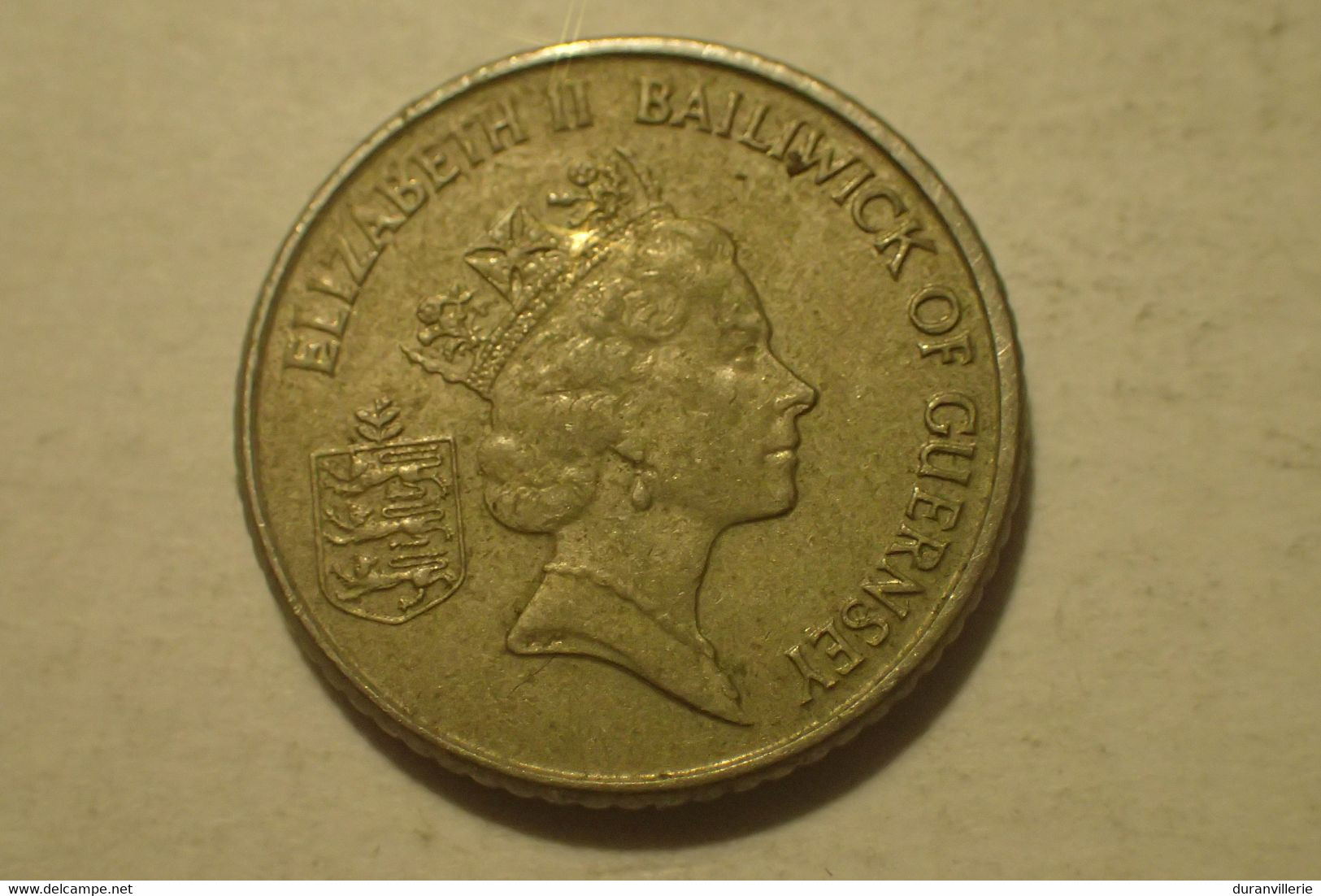 Monnaie, Guernsey, Elizabeth II, 5 Pence, 1990, British Royal Mint - Kanaaleilanden