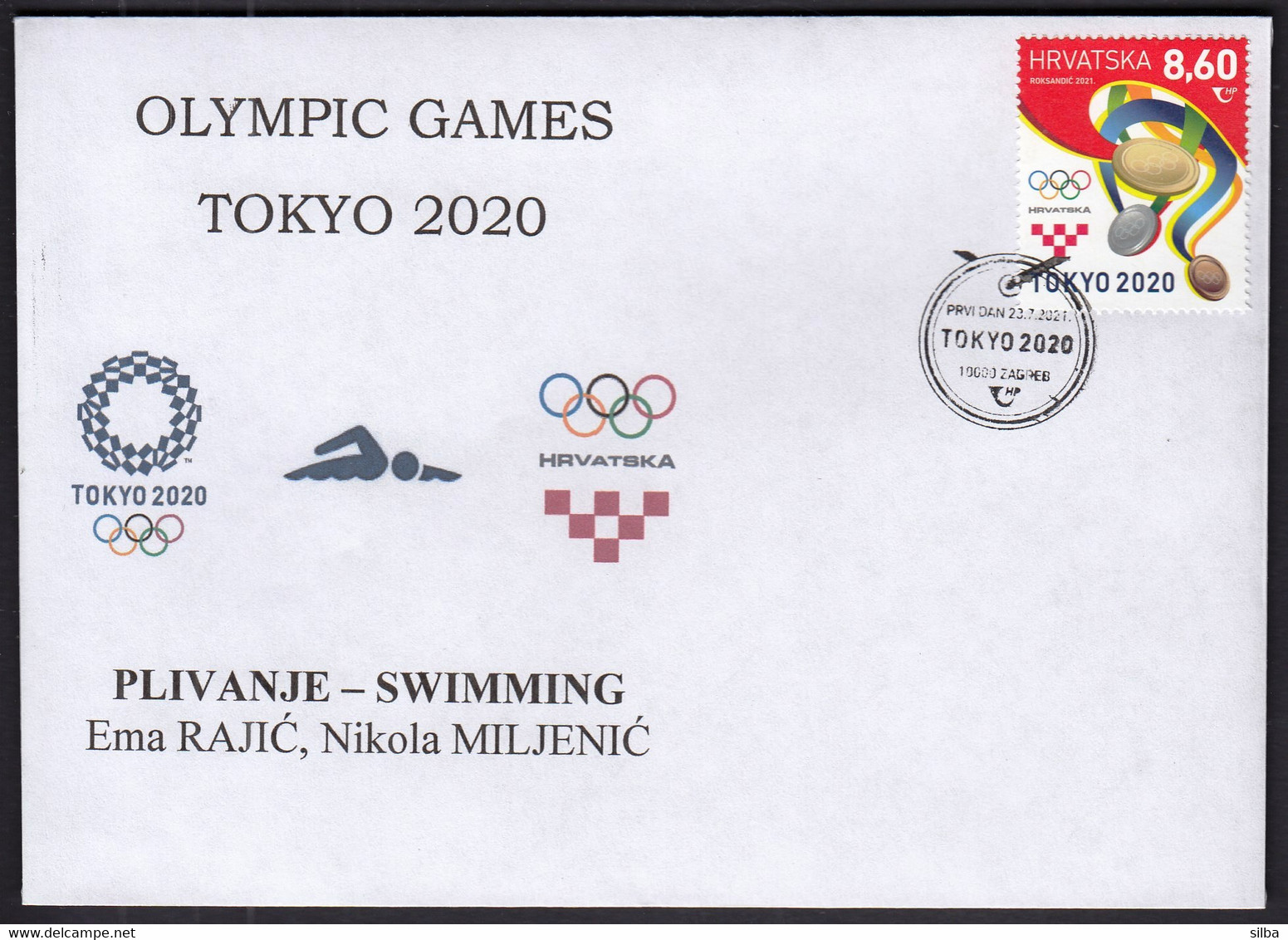Croatia 2021 / Olympic Games Tokyo 2020 / Swimming / Croatian Athletes / Medals - Eté 2020 : Tokyo
