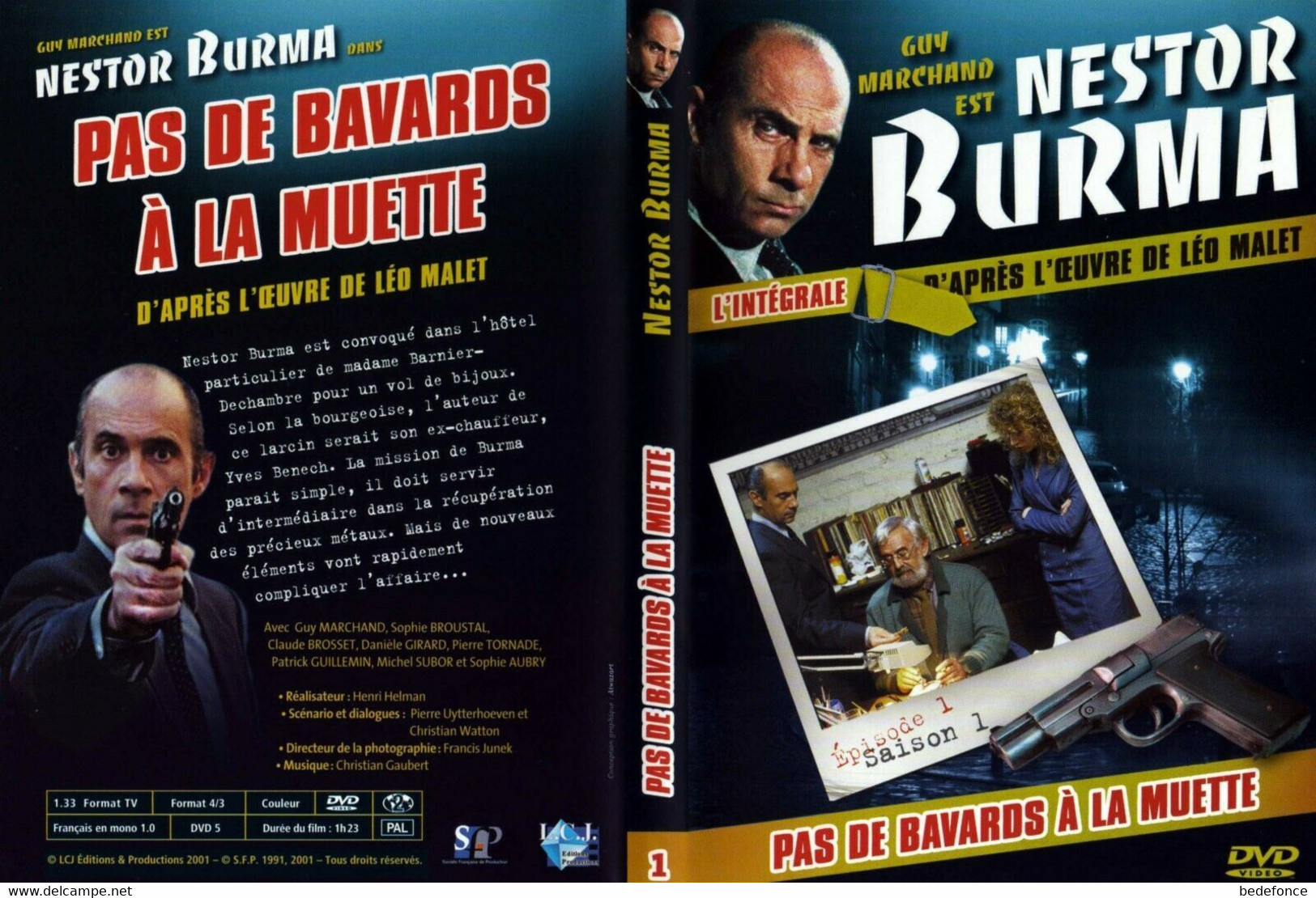 DVD - Nestor Burma - Saison 1 épisode 1 - Pas De Bavards à La Muette -G Marchand - TV Shows & Series