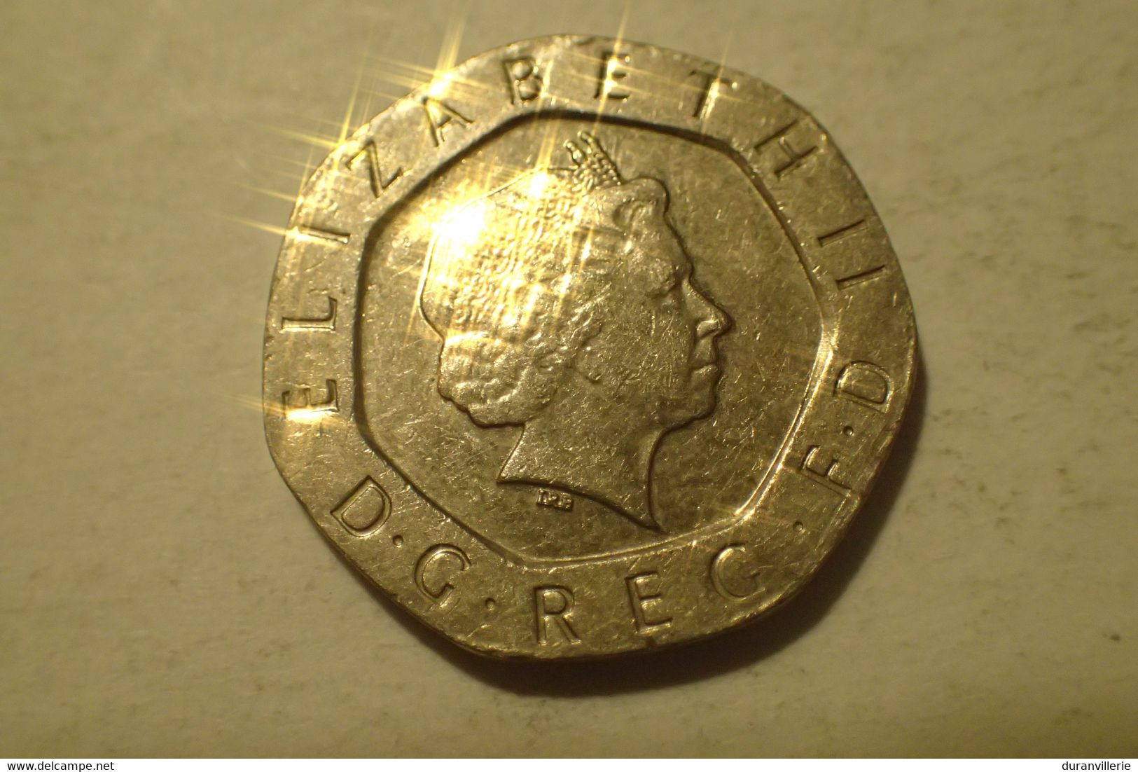 2003 - Grande Bretagne - Great Britain - 20 PENCE, ELIZABETH II, 4è Effigie, Type Rose, KM 990 - 20 Pence
