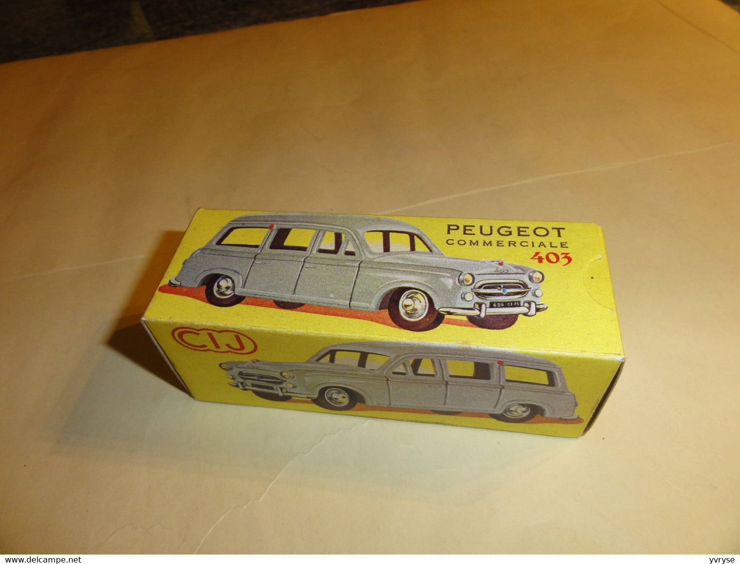 Boite Vide Réédition CIJ 3/46 Peugeot 403 Commerciale - CIJ