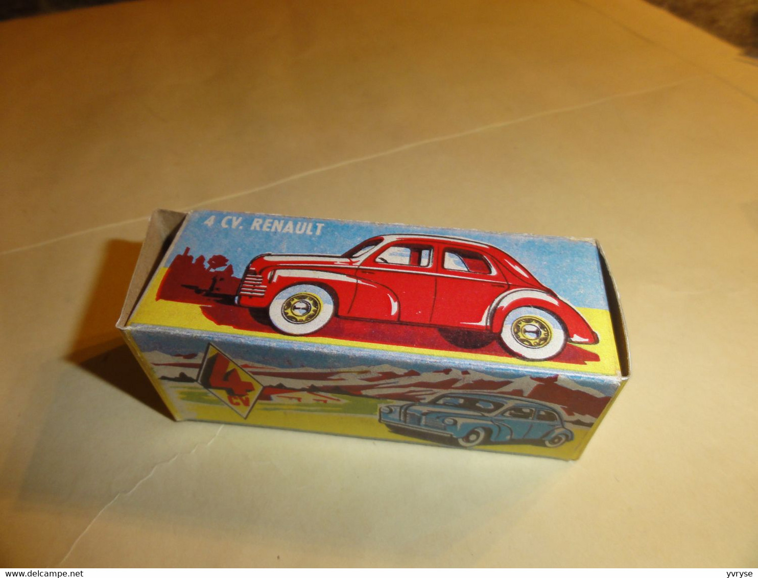 Boite Vide Réédition CIJ 3/48 Renault 4Cv - CIJ