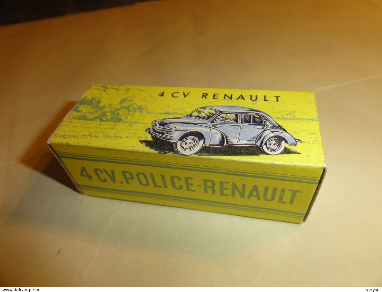 Boite Vide Réédition CIJ 3/49 Renault 4CV Police - CIJ