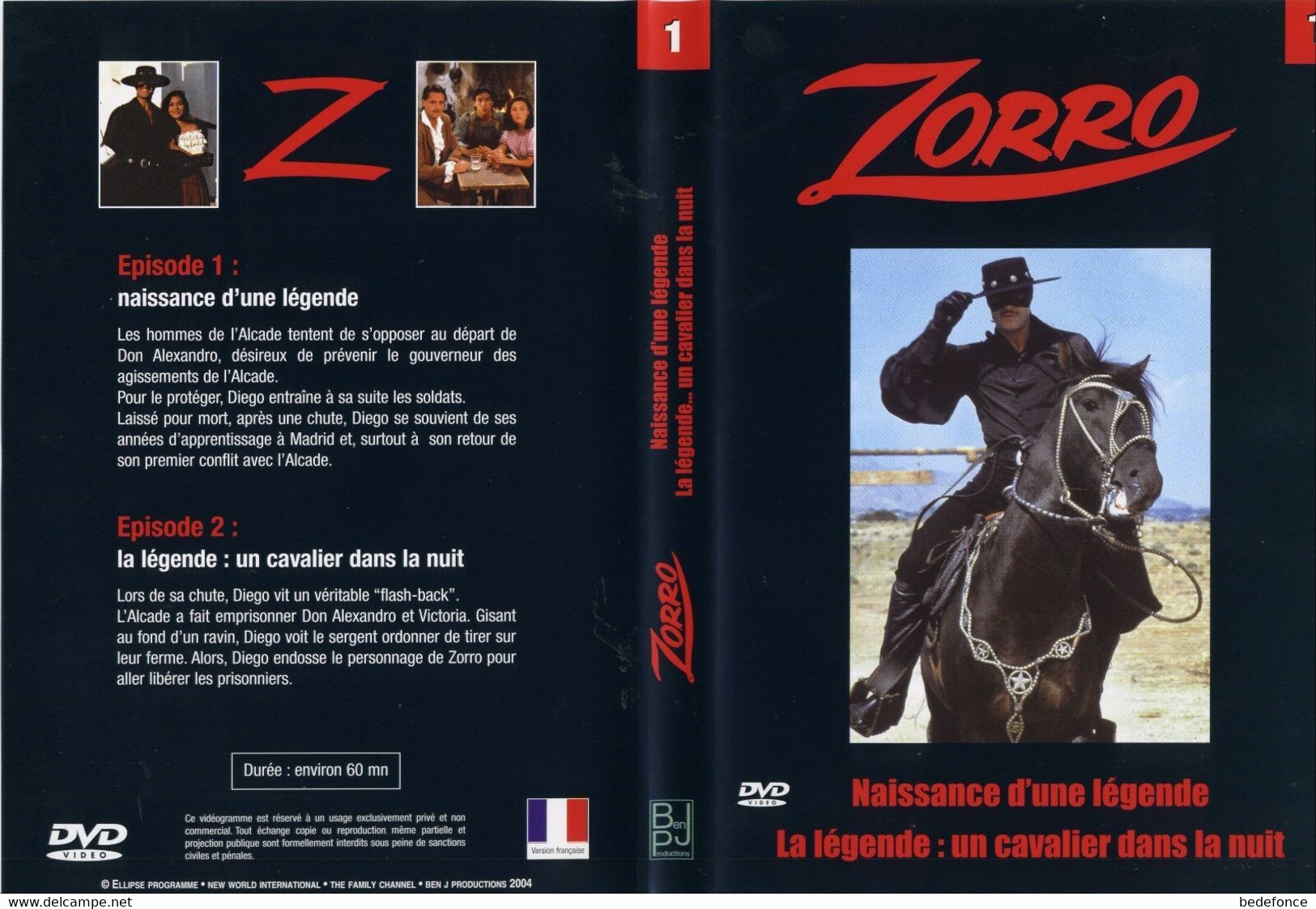 DVD - Zorro - Volume 1 - épisode 1 Et 2 - TV Shows & Series