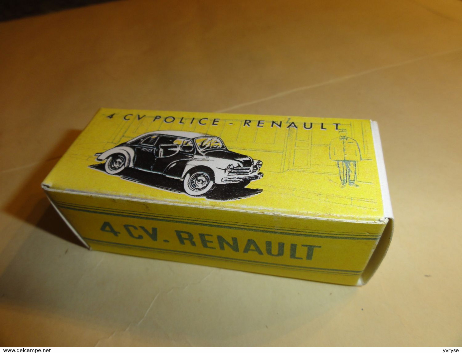 Boite Vide Réédition CIJ 3/49 Renault 4CV Police - CIJ