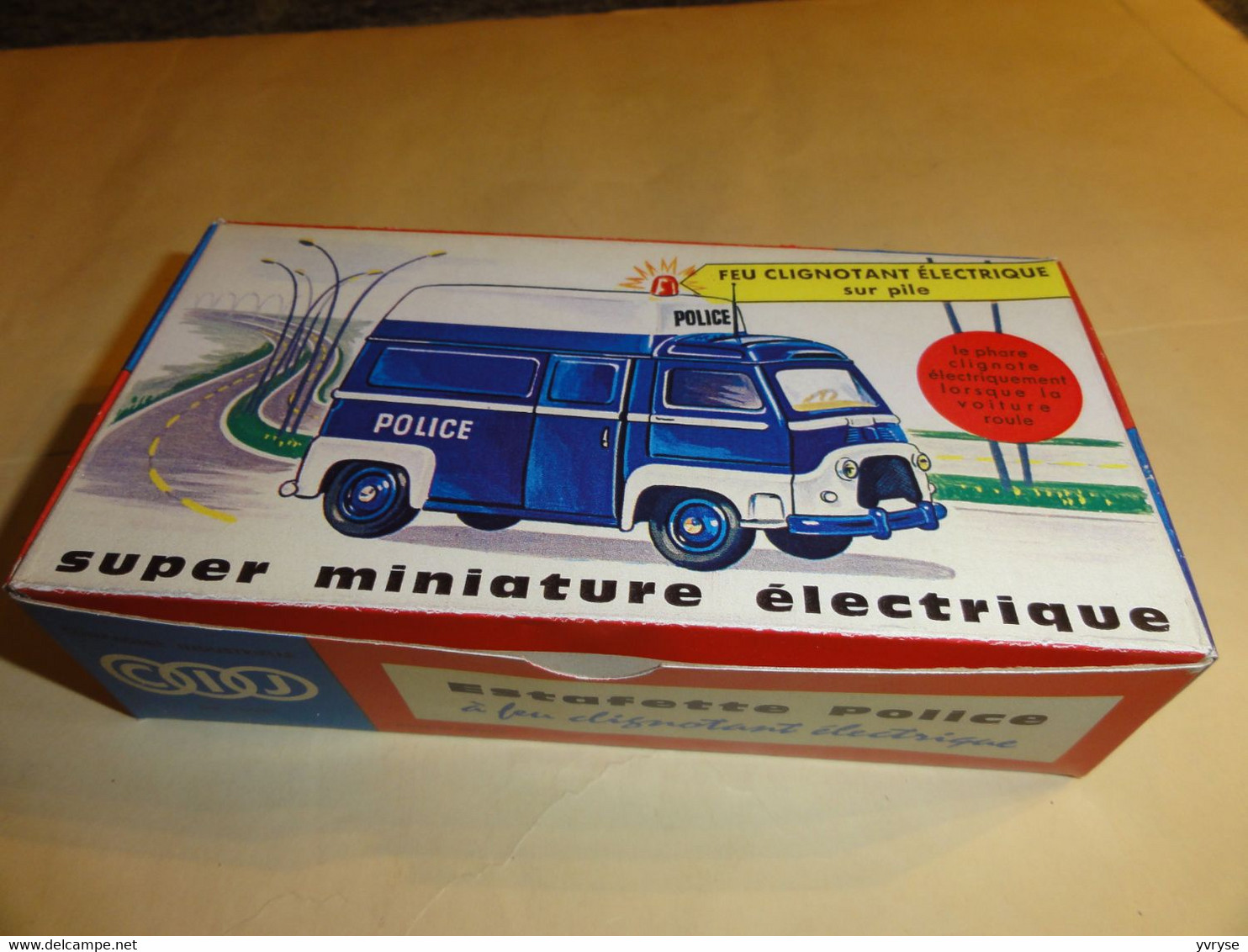 Boite Vide Réédition CIJ CIJ 3/91 Renault Estafette Police Electrique - CIJ