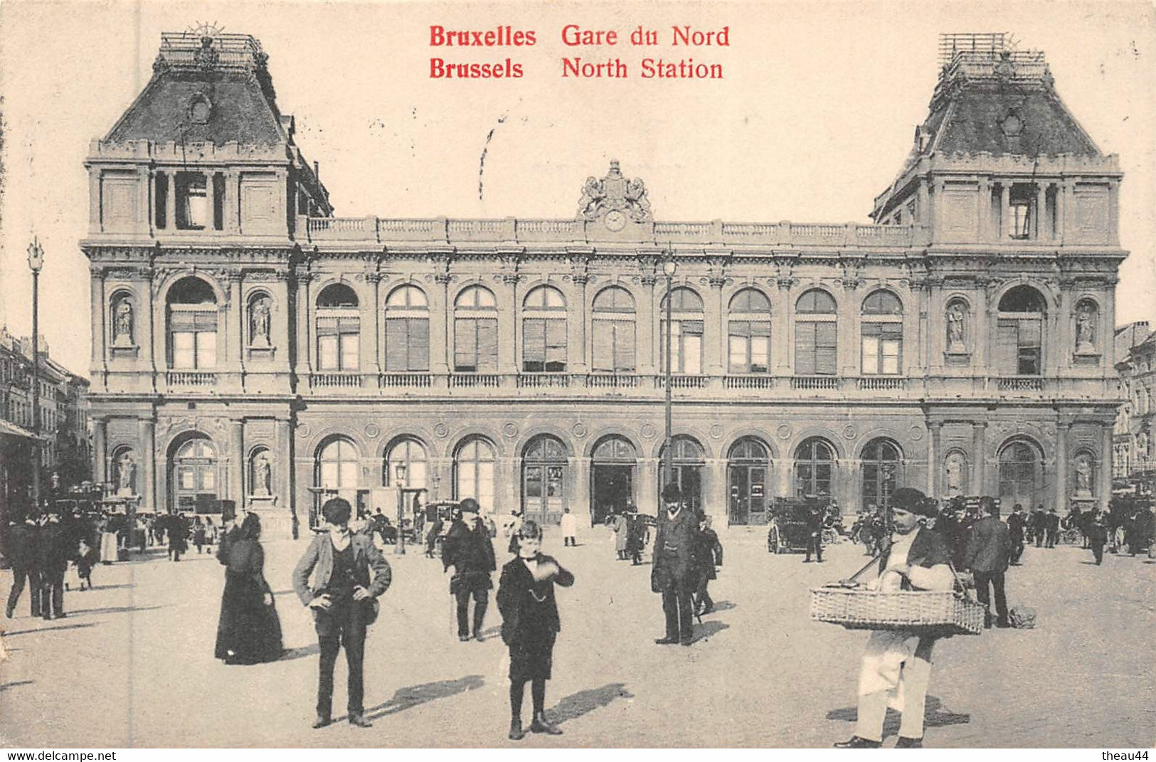 ¤¤   -   BELGIQUE   -  BRUXELLES   -  Gare Du Nord   -  Chemin De Fer      -   ¤¤ - Trasporto Pubblico Stradale