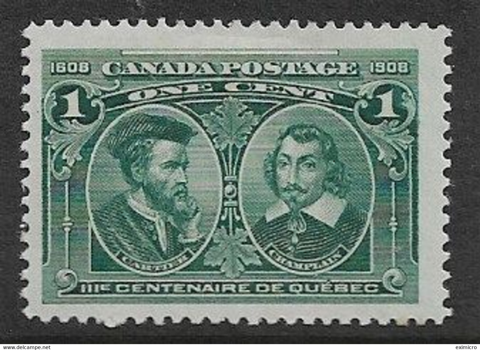 CANADA 1908 1c SG 189 MOUNTED MINT Cat £30 - Neufs