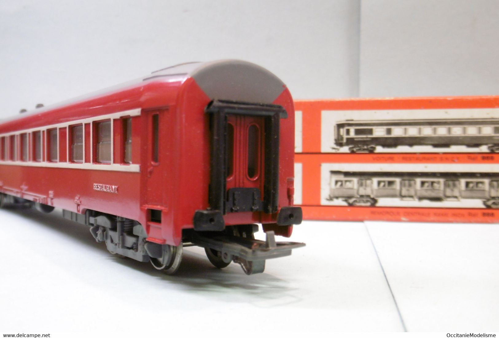 Jouef - VOITURE RESTAURANT VRU UIC SNCF Réf. 869 BO HO 1/87 - Scompartimento Viaggiatori